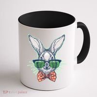 Mister Easter Bunny Matching Family Couple Coffee Mug thumb 1