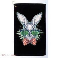 Mister Easter Bunny Matching Family Couple Golf Towel thumb 0