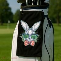 Mister Easter Bunny Matching Family Couple Golf Towel thumb 2