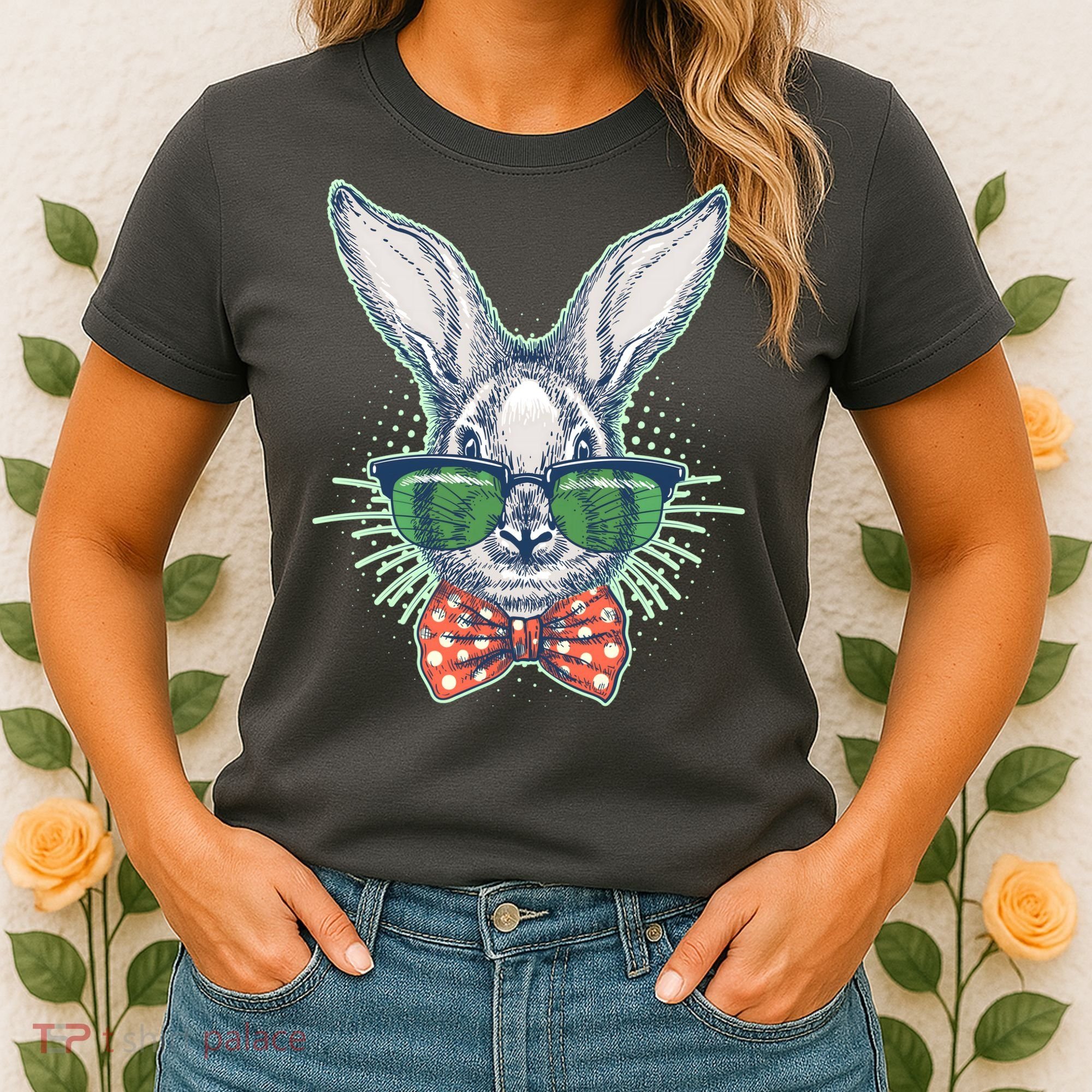 Mister Easter Bunny Matching Family Couple Women's T-Shirt