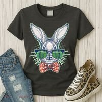 Mister Easter Bunny Matching Family Couple Women's T-Shirt thumb 3