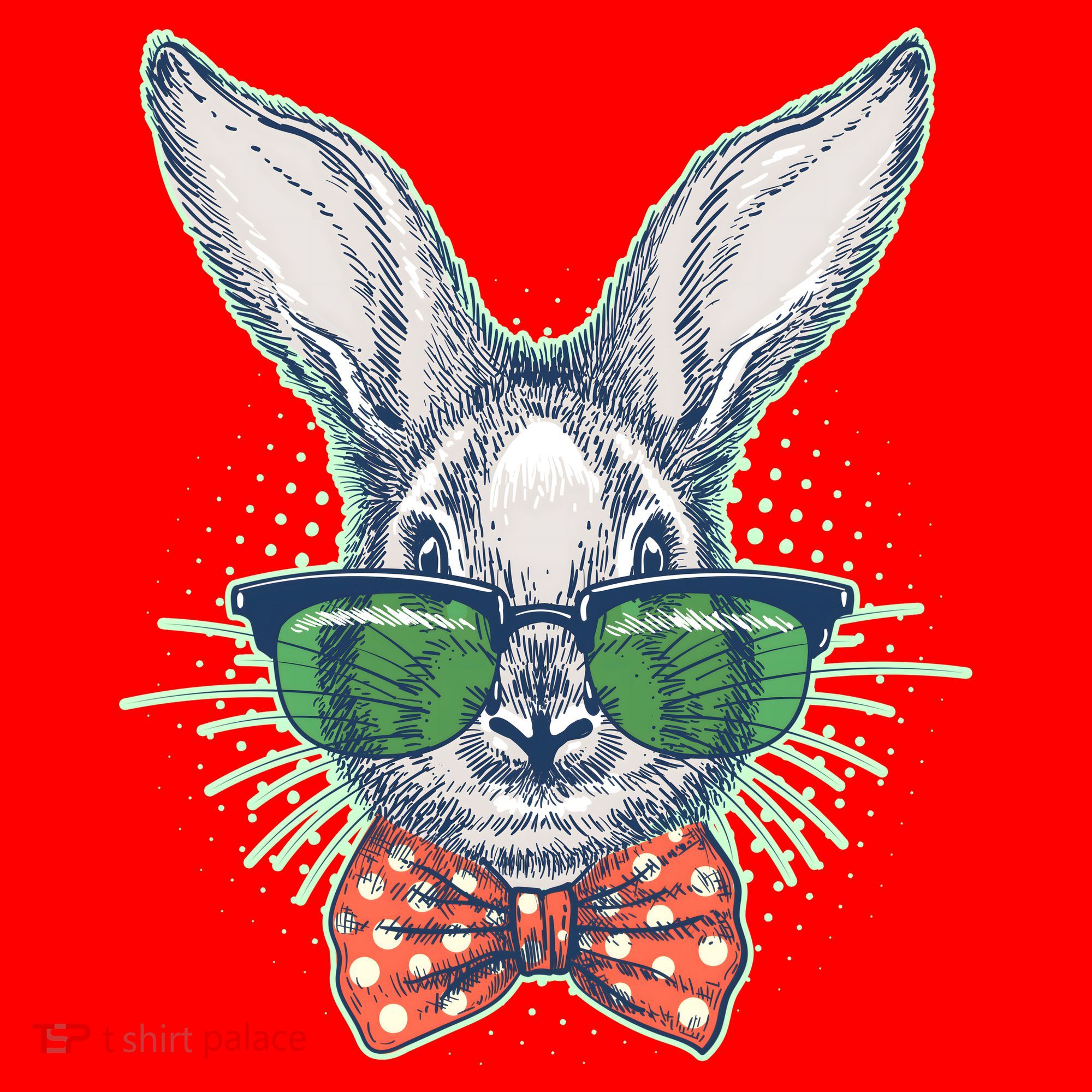 Mister Easter Bunny Matching Family Couple Santa Hat