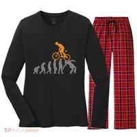 Mtb Evolution Bike Mountain Accessories Bicycle Women's Long Sleeve Flannel Pajama Set  thumb 0
