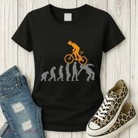 Mtb Evolution Bike Mountain Accessories Bicycle Women's T-Shirt thumb 3
