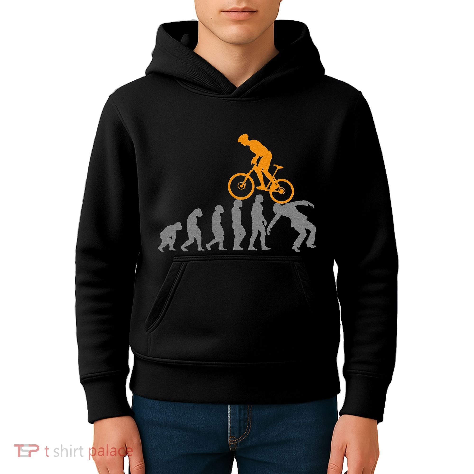 Mtb Evolution Bike Mountain Accessories Bicycle Kids Hoodie