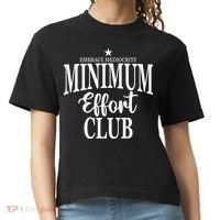 Medium Effort Club Embrace Mediocrity Comfort Colors Boxy T-Shirt thumb 0