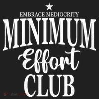 Medium Effort Club Embrace Mediocrity Comfort Colors Boxy T-Shirt thumb 3