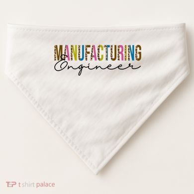 Manufacturing Engineer Cute Gift USA-Made Doggie Bandana