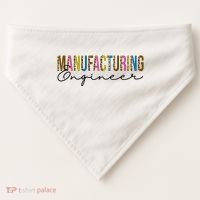 Manufacturing Engineer Cute Gift USA-Made Doggie Bandana thumb 0