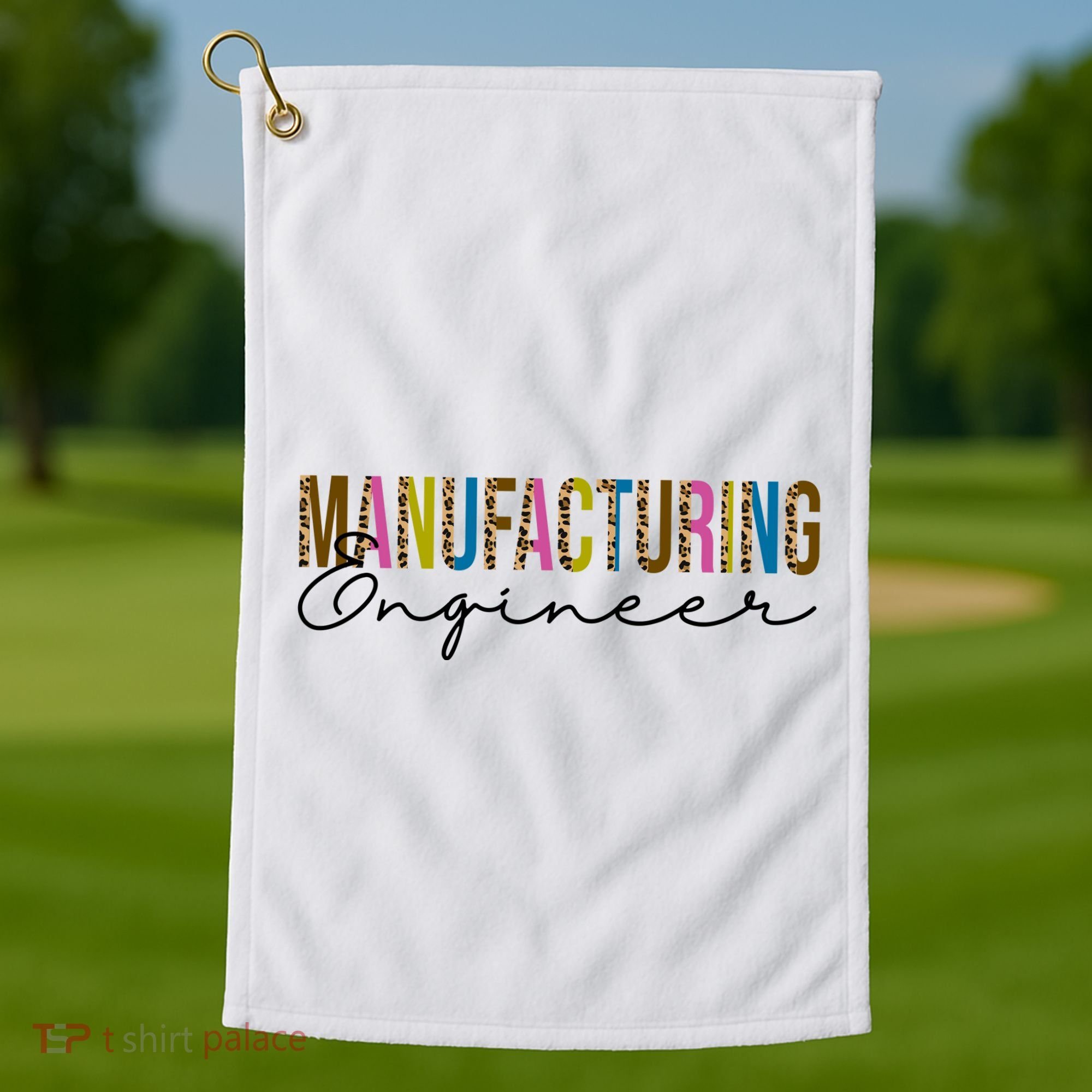 Manufacturing Engineer Cute Gift Golf Towel