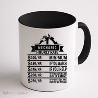 Mechanic Hourly Rate Coffee Mug thumb 1