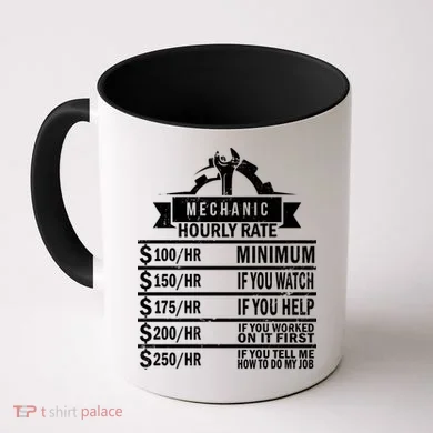Mechanic Hourly Rate Coffee Mug