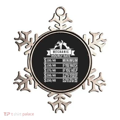 Mechanic Hourly Rate Ornament