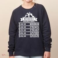 Mechanic Hourly Rate Women's Sweatshirt thumb 0