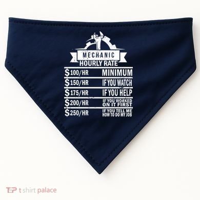 Mechanic Hourly Rate USA-Made Doggie Bandana