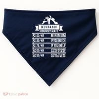 Mechanic Hourly Rate USA-Made Doggie Bandana thumb 0