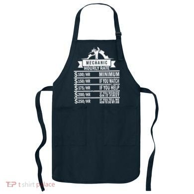Mechanic Hourly Rate Apron