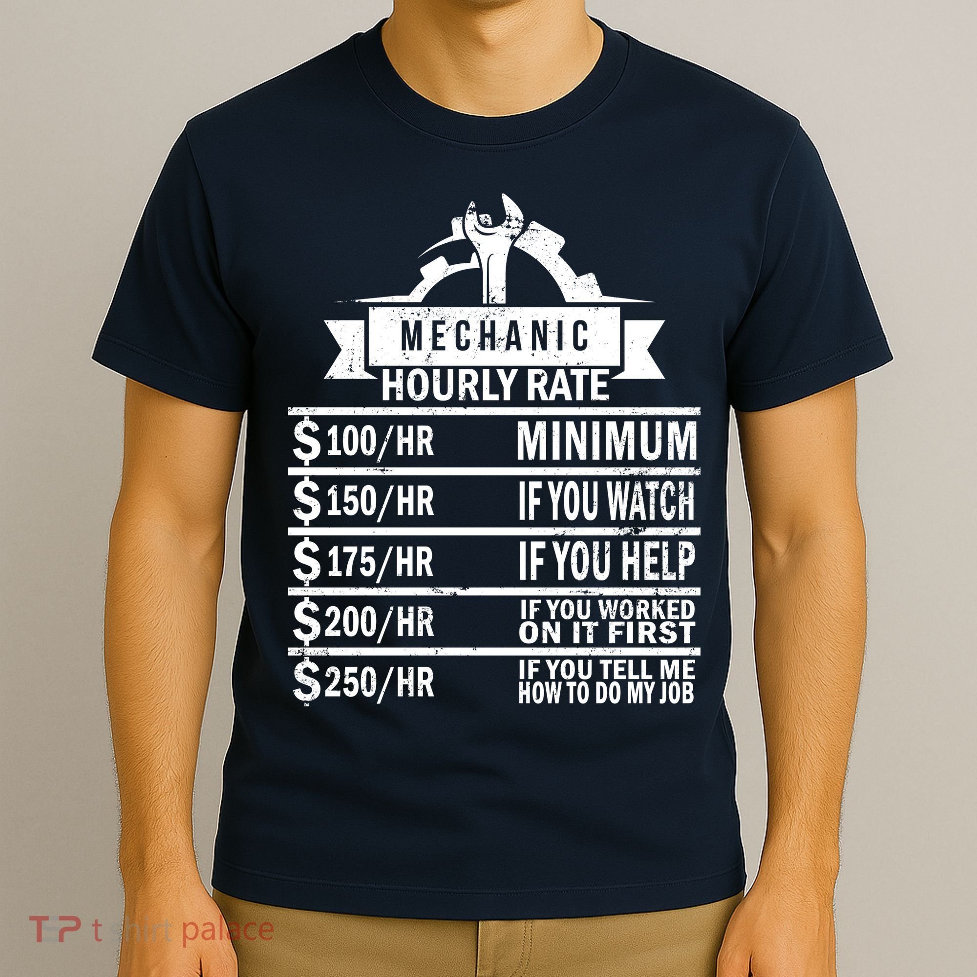 Mechanic Hourly Rate T-Shirt