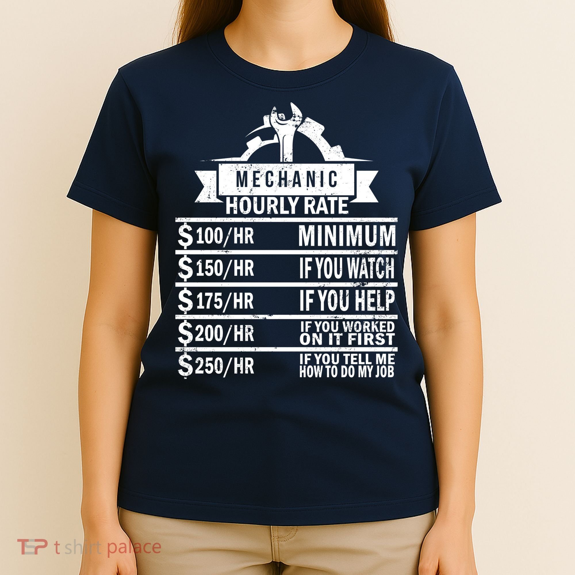 Mechanic Hourly Rate T-Shirt