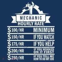 Mechanic Hourly Rate T-Shirt thumb 7