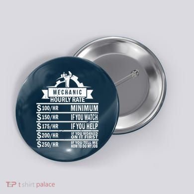 Mechanic Hourly Rate Button