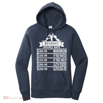 Mechanic Hourly Rate Women's Hoodie