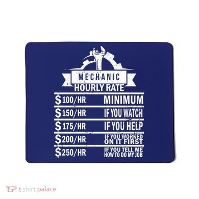 Mechanic Hourly Rate Mousepad