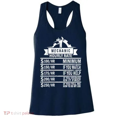 Mechanic Hourly Rate Women's Tank Top