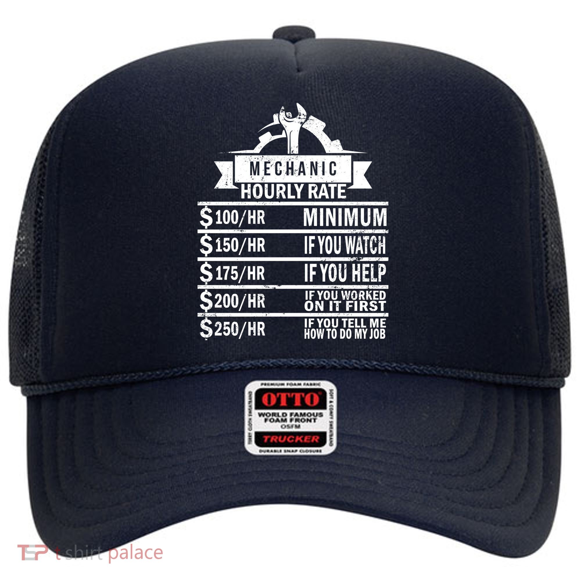 Mechanic Hourly Rate Hat