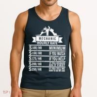 Mechanic Hourly Rate Tank Top thumb 3