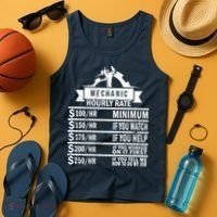 Mechanic Hourly Rate Tank Top thumb 4