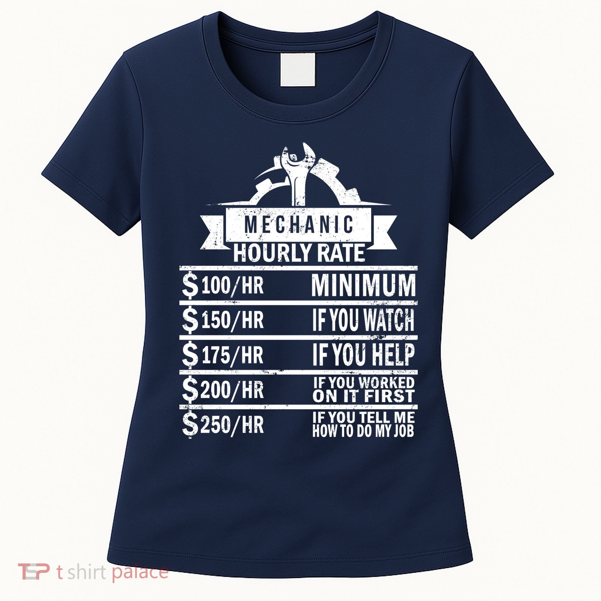 Mechanic Hourly Rate Women's T-Shirt