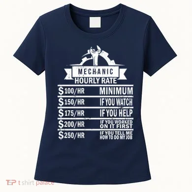 Mechanic Hourly Rate Women's T-Shirt