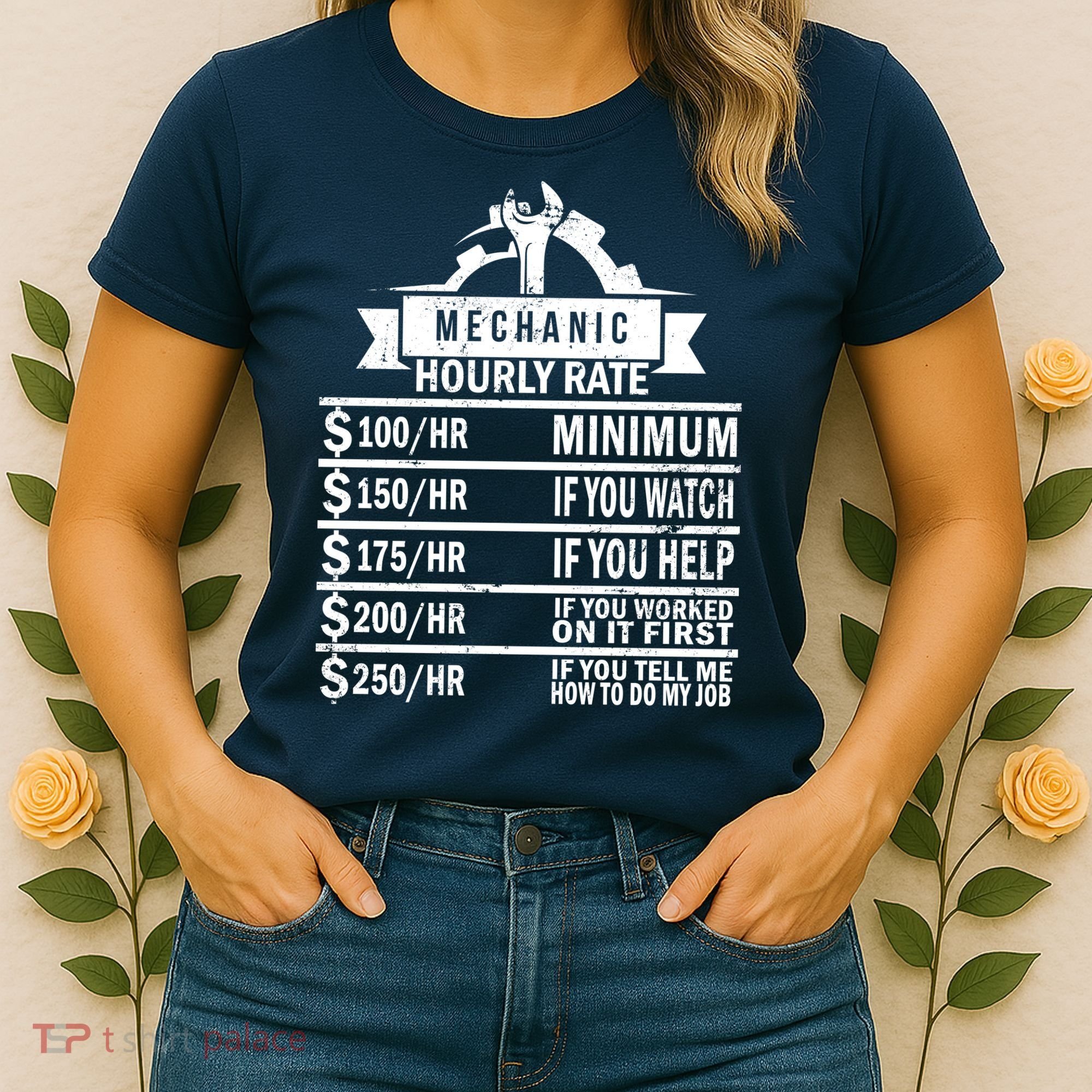 Mechanic Hourly Rate Women's T-Shirt