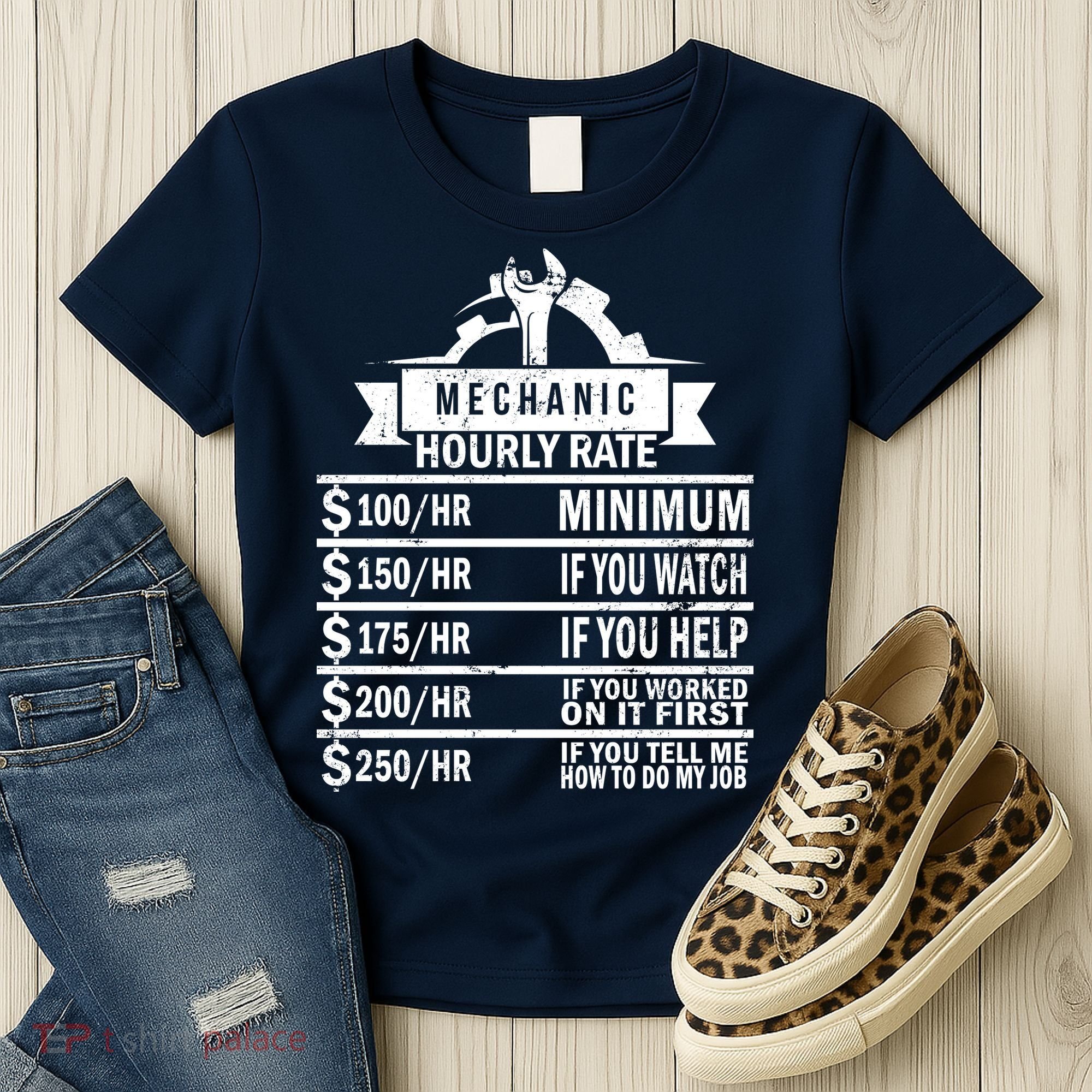 Mechanic Hourly Rate Women's T-Shirt