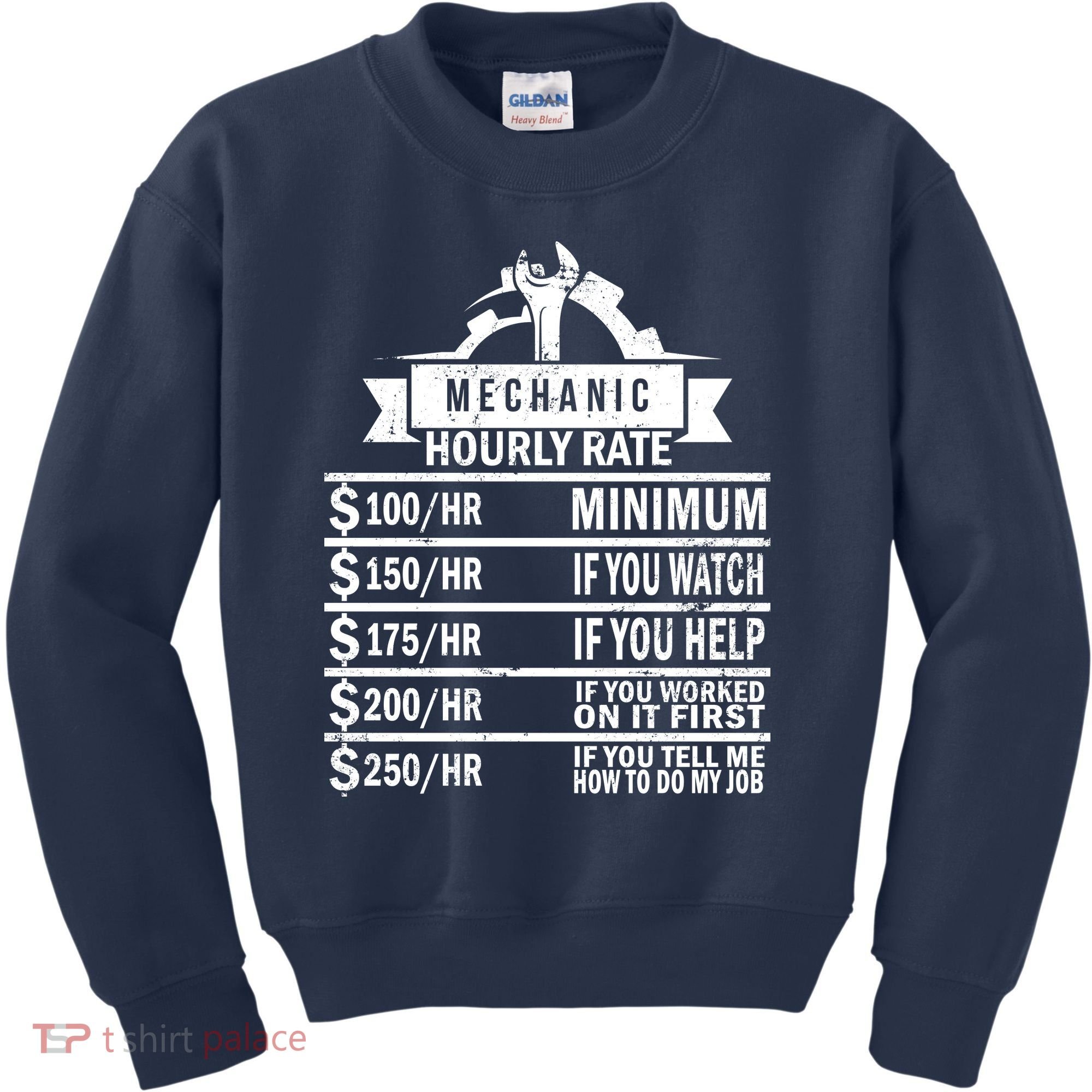 Mechanic Hourly Rate Kids Sweatshirt