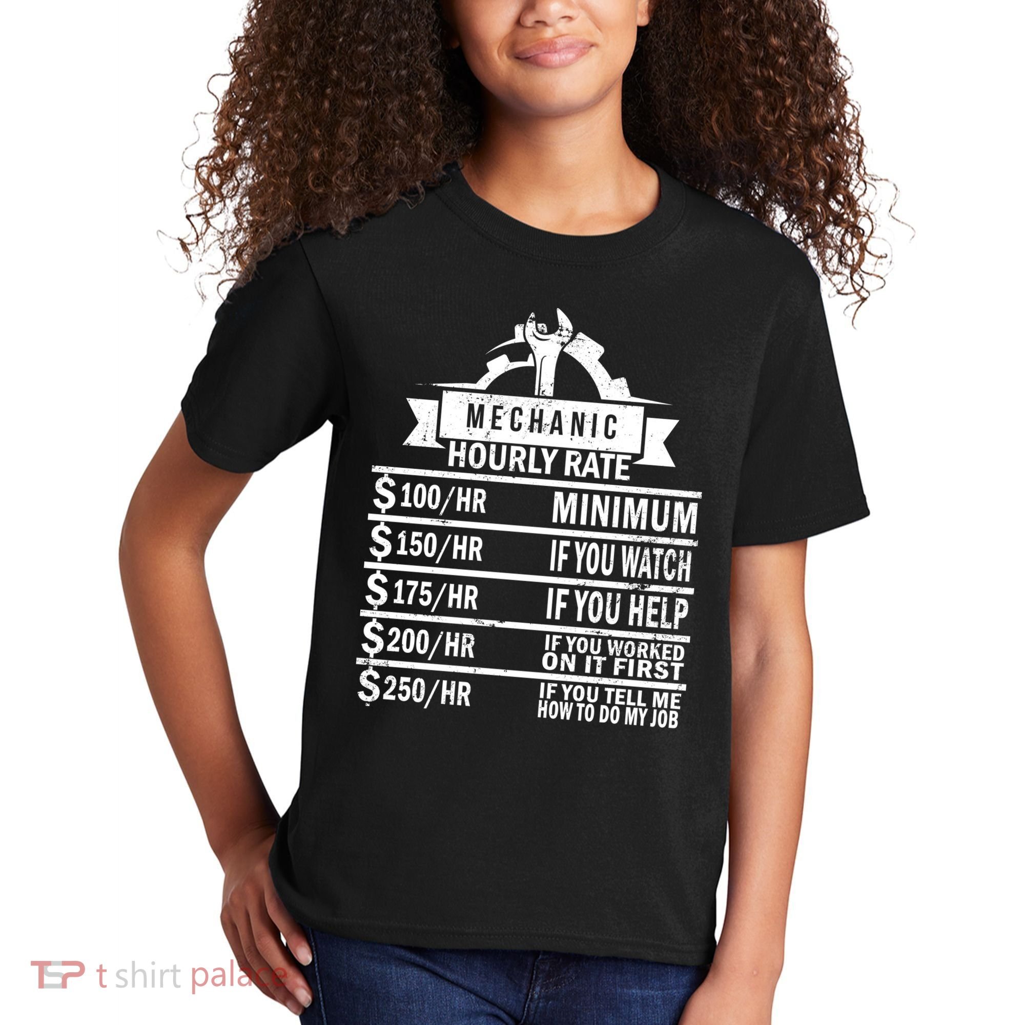 Mechanic Hourly Rate Kids T-Shirt