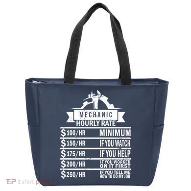 Mechanic Hourly Rate Tote Bag