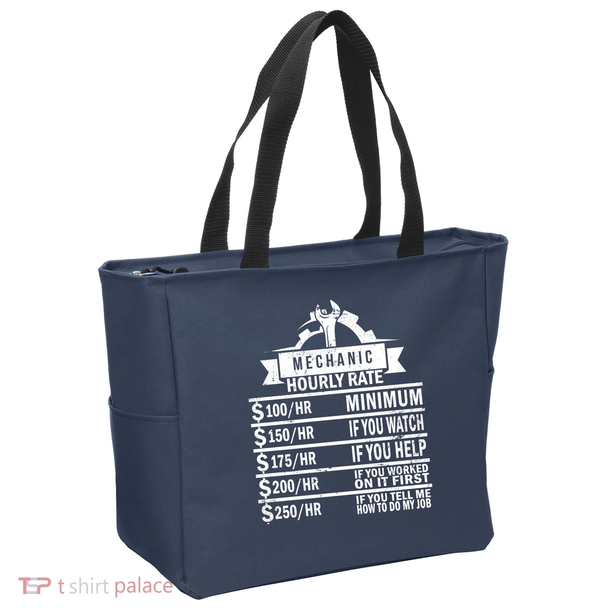 Mechanic Hourly Rate Tote Bag