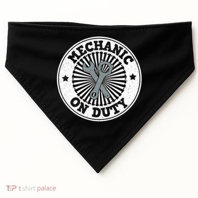 Mechanic On Duty USA-Made Doggie Bandana