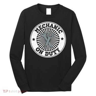 Mechanic On Duty Long Sleeve Shirt