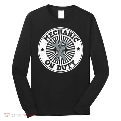 Mechanic On Duty Long Sleeve Shirt