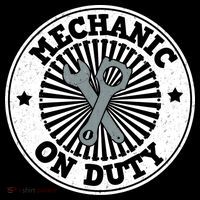 Mechanic On Duty Mousepad thumb 1