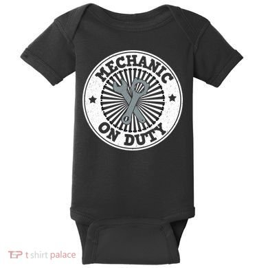 Mechanic On Duty Baby Bodysuit