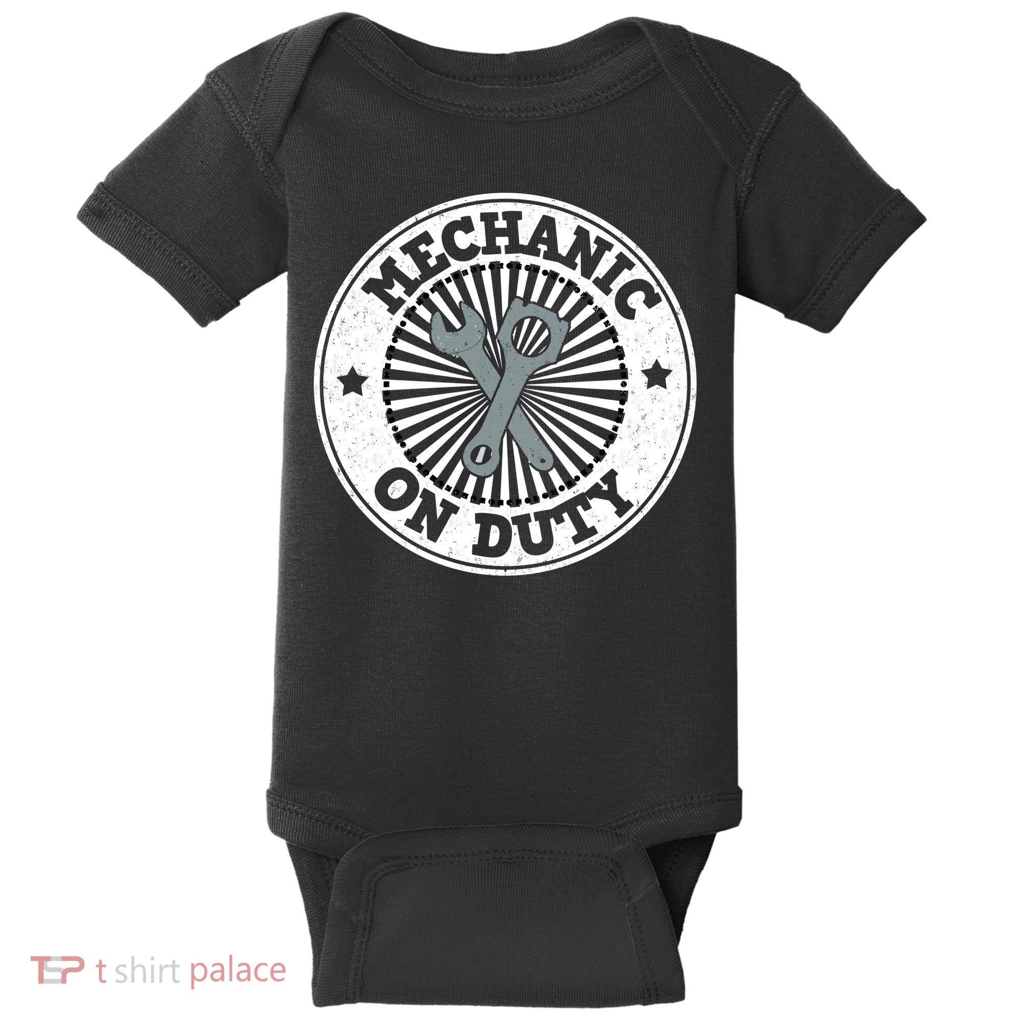 Mechanic On Duty Baby Bodysuit