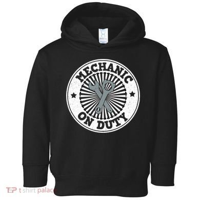 Mechanic On Duty Toddler Hoodie