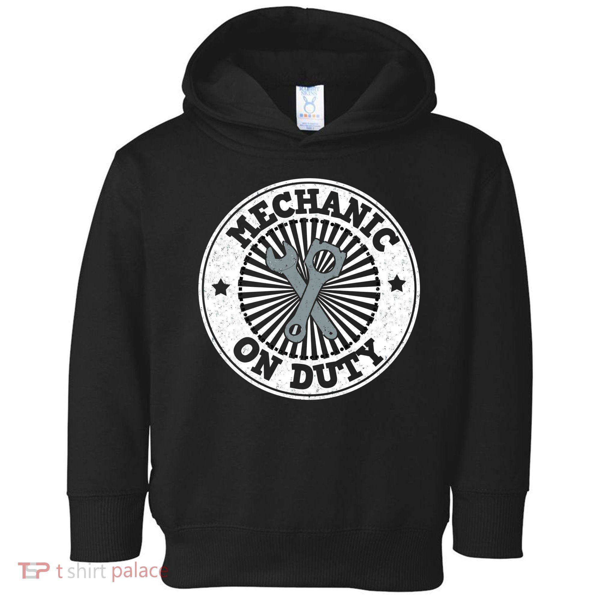 Mechanic On Duty Toddler Hoodie