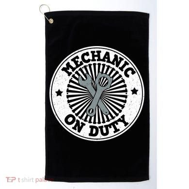 Mechanic On Duty Golf Towel