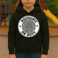 Mechanic On Duty Kids Hoodie thumb 3