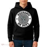 Mechanic On Duty Kids Hoodie thumb 4